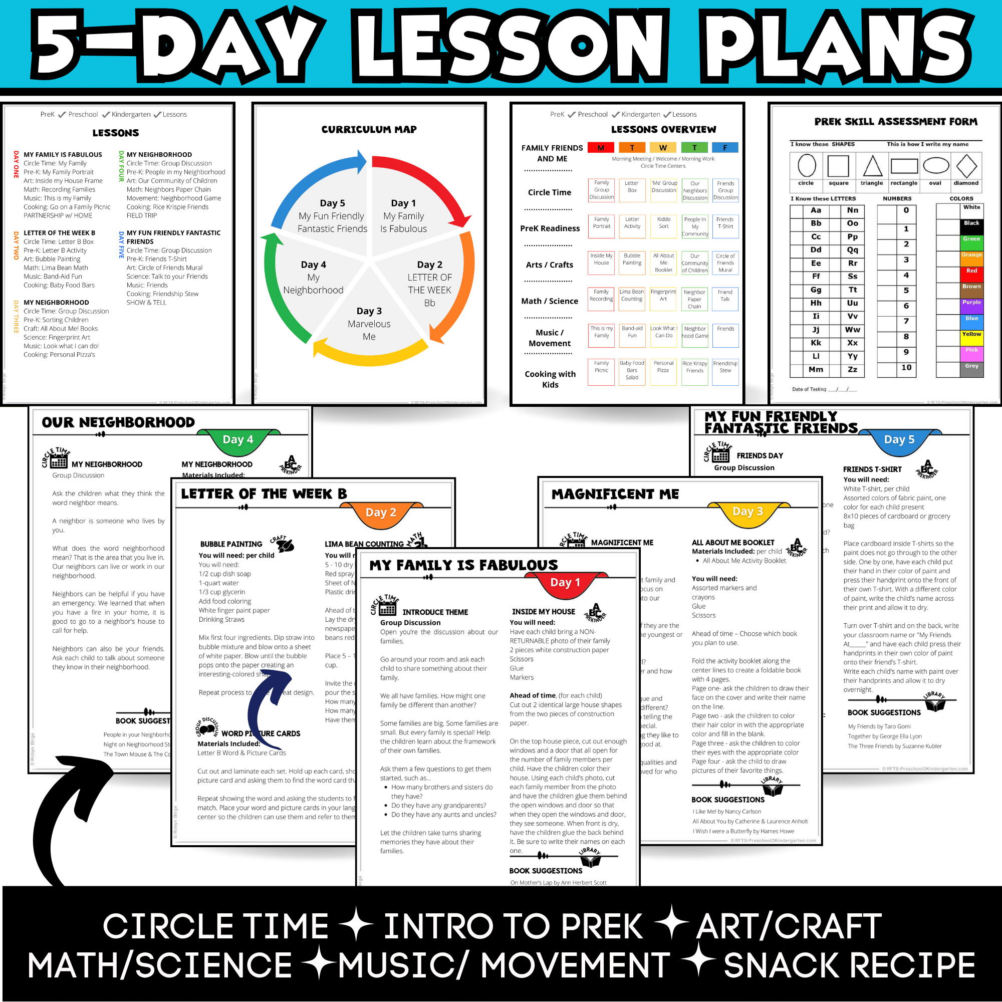 Family Friends Me Lesson and Activities for Preschool Kindergarten - Image 9