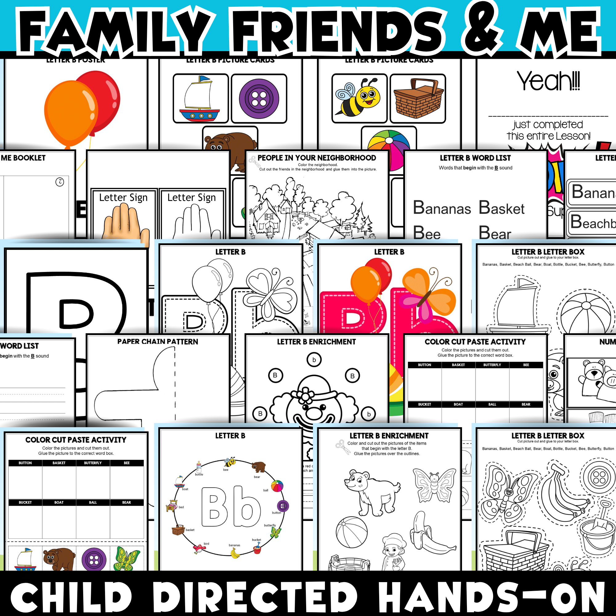 Family Friends Me Lesson and Activities for Preschool Kindergarten - Image 8