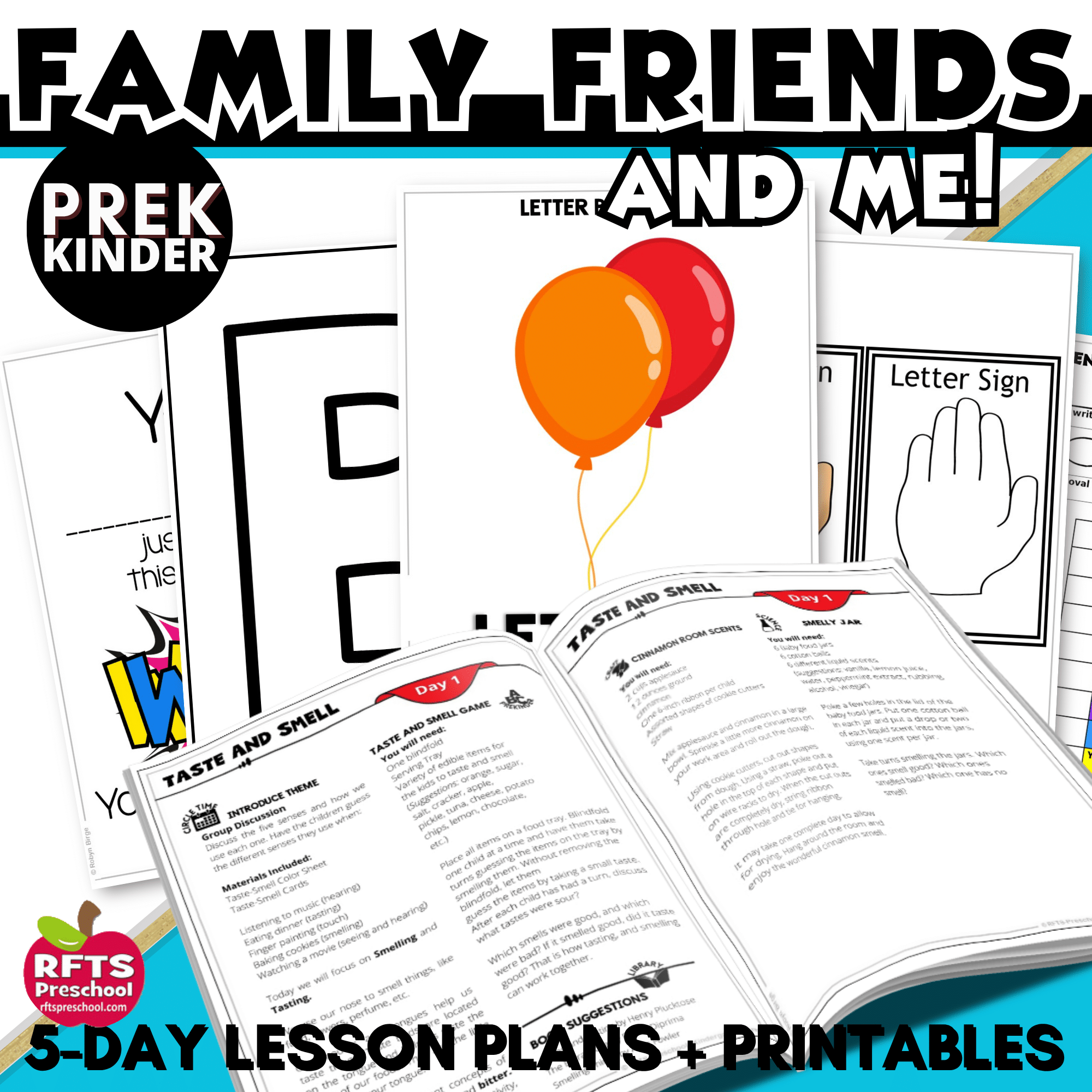 Family Friends Me Lesson and Activities for Preschool Kindergarten - Image 4
