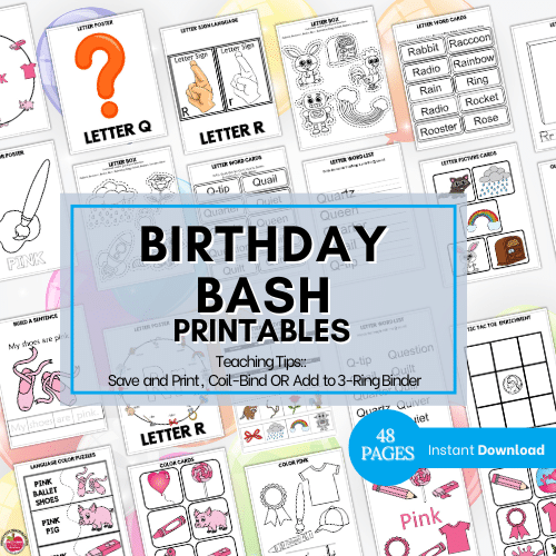 Birthday Bash-Printables