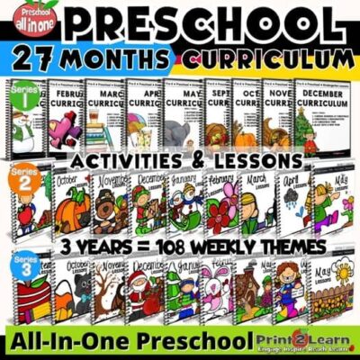 3 Full Year Preschool Monthly27MO.