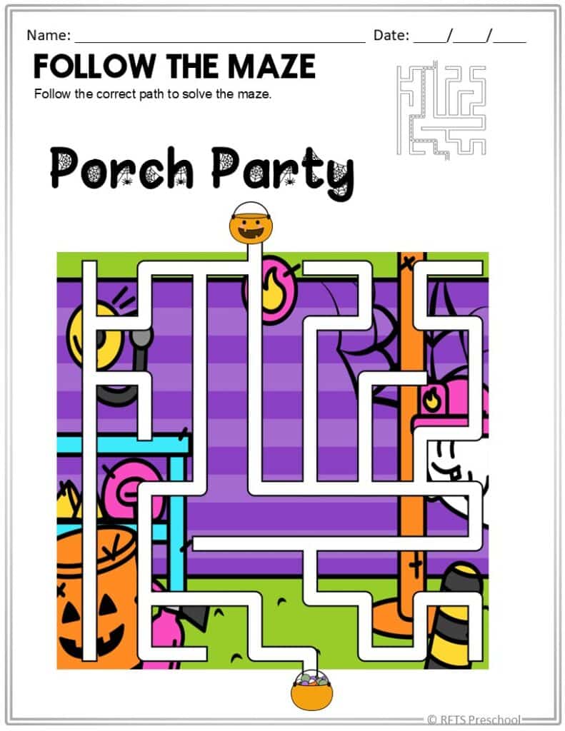 Porch-party-maze-printable