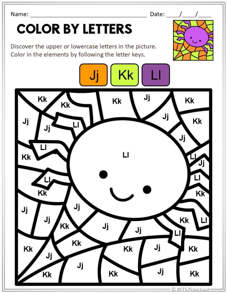 color-by-letter-printable