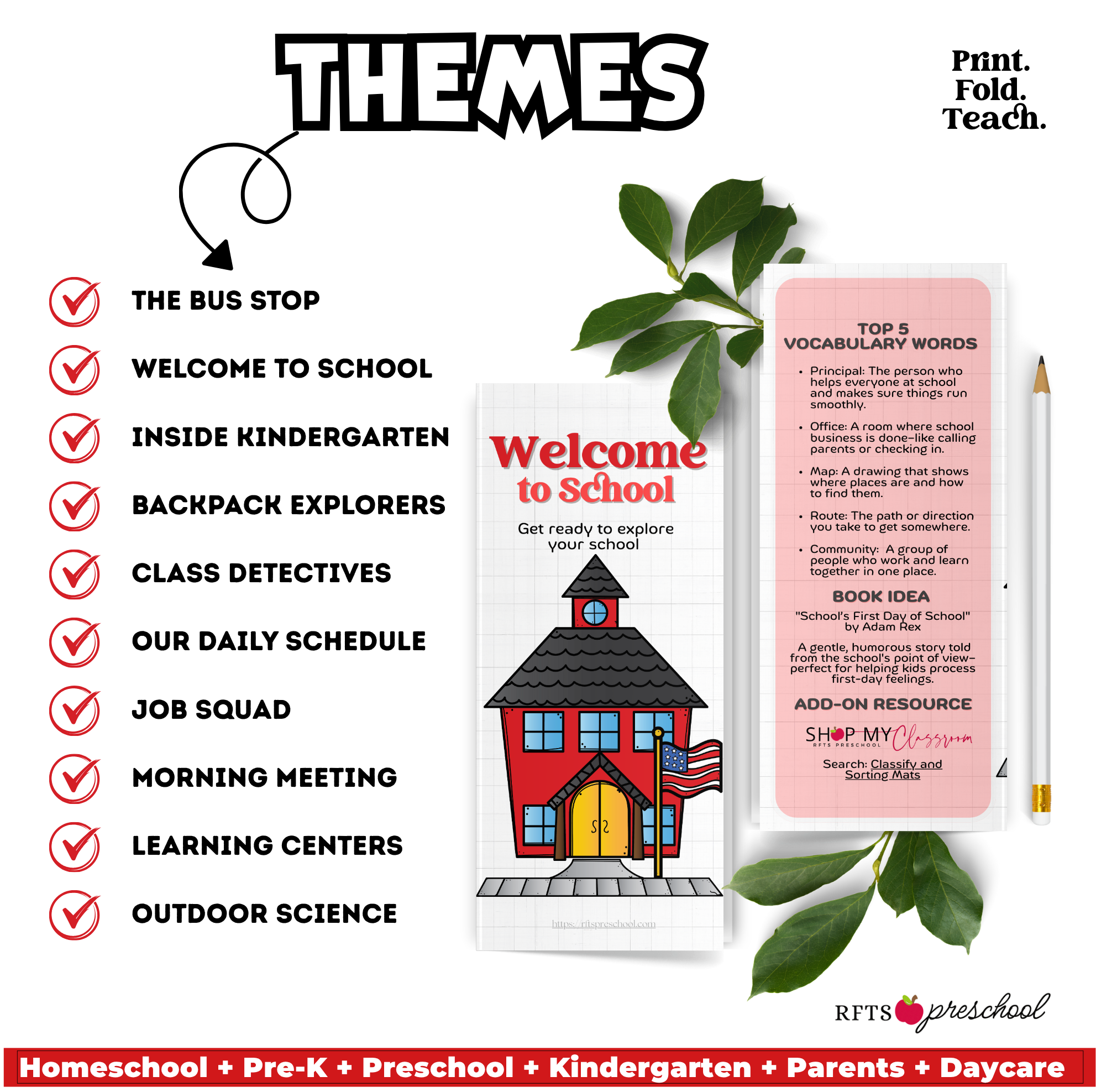 Pre2Kinder-product mockups Theme lists