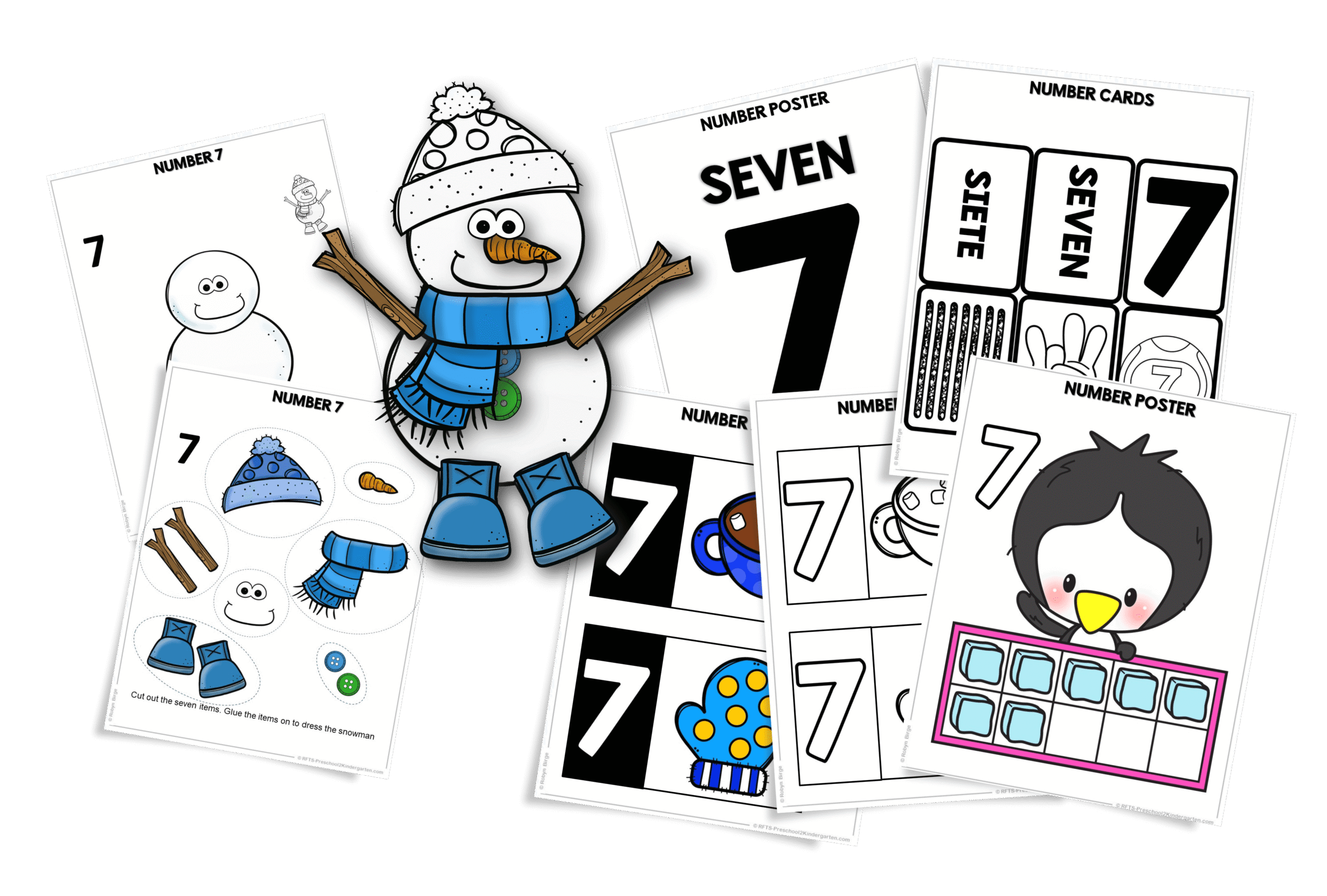 January-Snowmen-snowflakes (4)