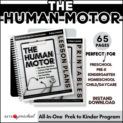 rfts-preschool-prek-kindergarten-lesson-plan-Our Human Motor Preschool Lesson Plans -