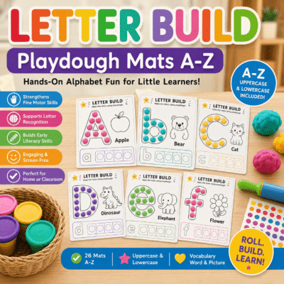 26-alphabet playdough mats 1